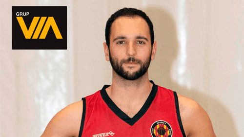 Jordi Fornells en l'anunci de la seva renovació del CB Artés a la temporada 2022-23. Foto: CB Artés.