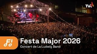 FESTES | Concert de La Ludwig Band a la Festa Major d'Artés del 2026, en el marc de la gira del disc "Pel barri es comenta". Imatges enregistrades el divendres 4 de setembre de 2026.
Càmeres - Albert Ibáñez i Lluc Not.
Edició - Albert Ibáñez. Festa Major 2026 - Concert de La Ludwig Band