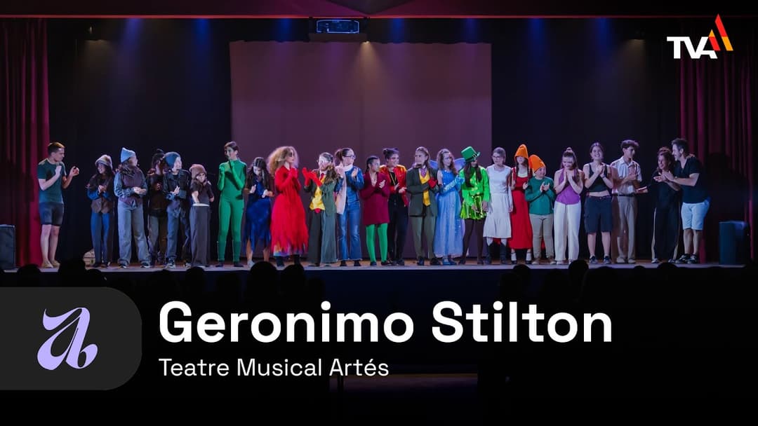 Teatre | "Geronimo Stilton", un musical original del grup de petits de Teatre Musical de l'Escola de Música, amb la col·laboració de NEI Teatre. Amb música de Manu Guix, text d’Enric Llort i adaptació de Ferran Junyent. Imatges del dia 29 de maig del 2026.
Càmeres - Lluc Not i Albert Ibáñez.
Muntatge - Albert Ibáñez. Geronimo Stilton - Teatre Musical Artés